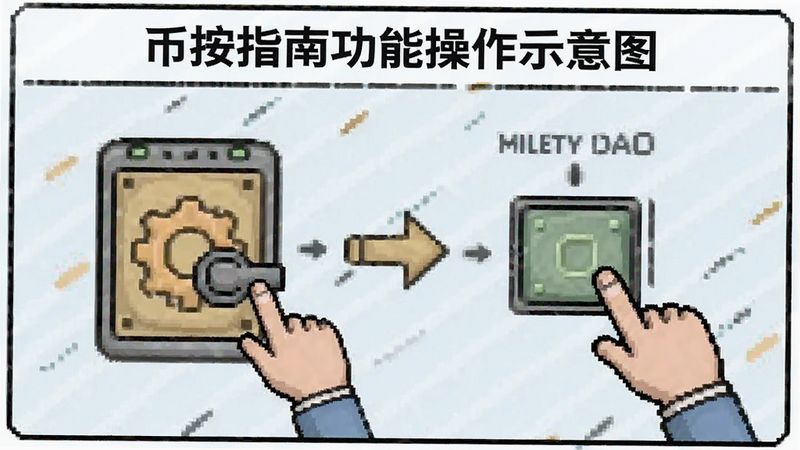 币按指南功能操作示意图