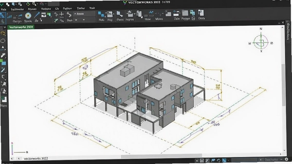Vectorworks 2022���ļ�����ͼ