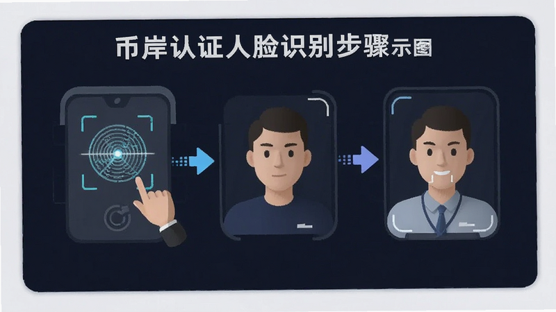 币岸认证人脸识别步骤示意图预览图