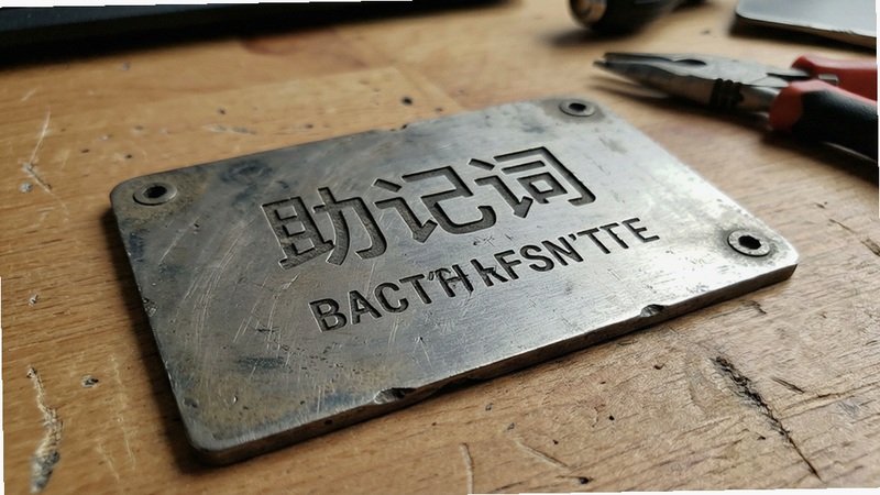 助记词钢板备份实物图预览图