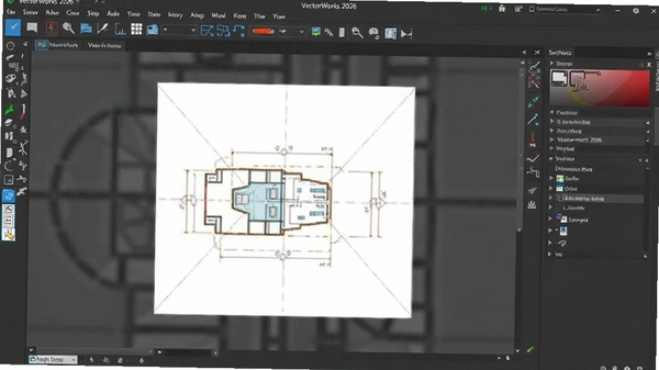 VectorWorks 2026��Ѽ�����ͼ