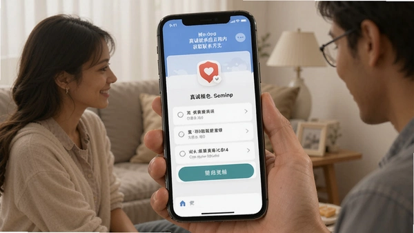 真诚相亲应用内获取联系方式的界面布局设计