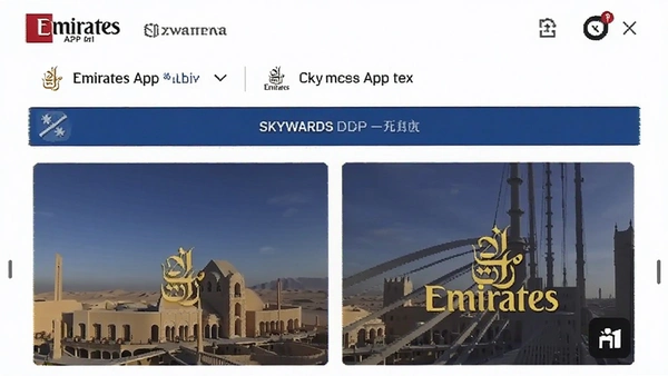The Emirates App Skywards���ҳ���ͼ