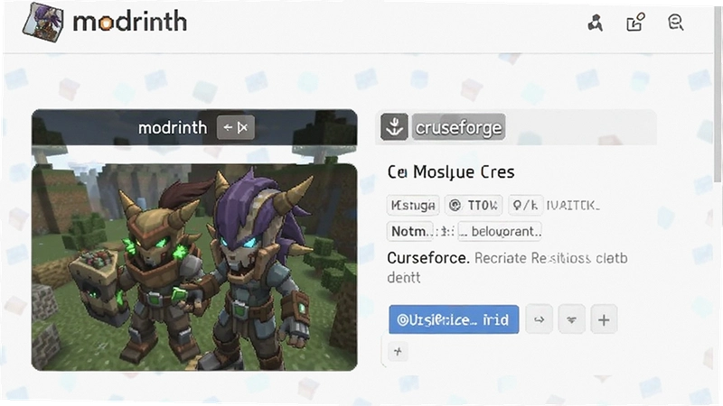 modrinth和curseforge区别 modrinth网站的模组包下载怎