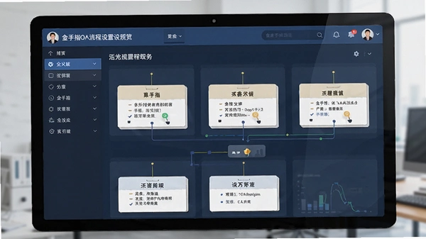 金手指OA流程设置界面预览图