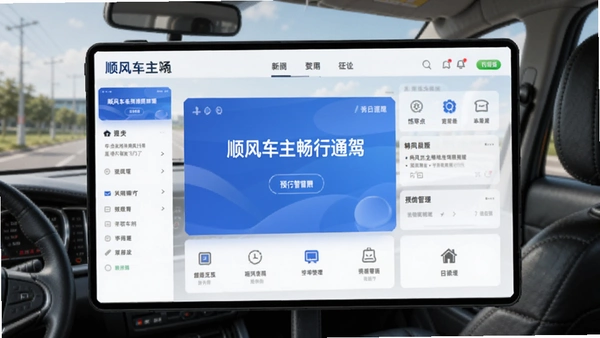 顺风车主畅行通驾照管理界面预览