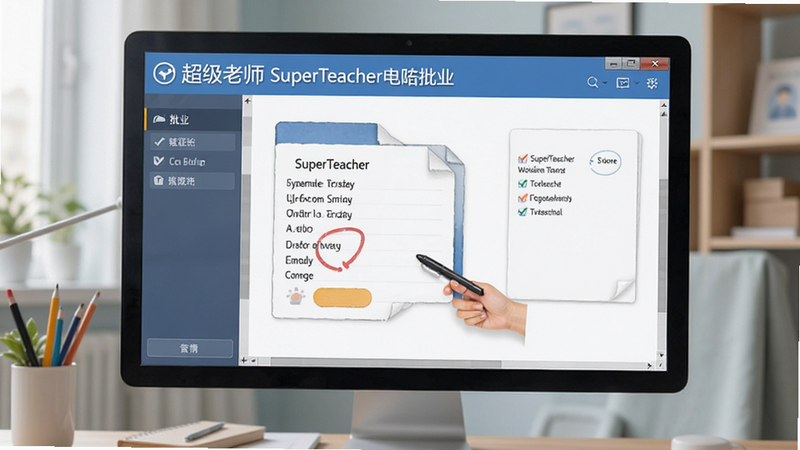 超级老师SuperTeacher电脑版批改作业界面预览图