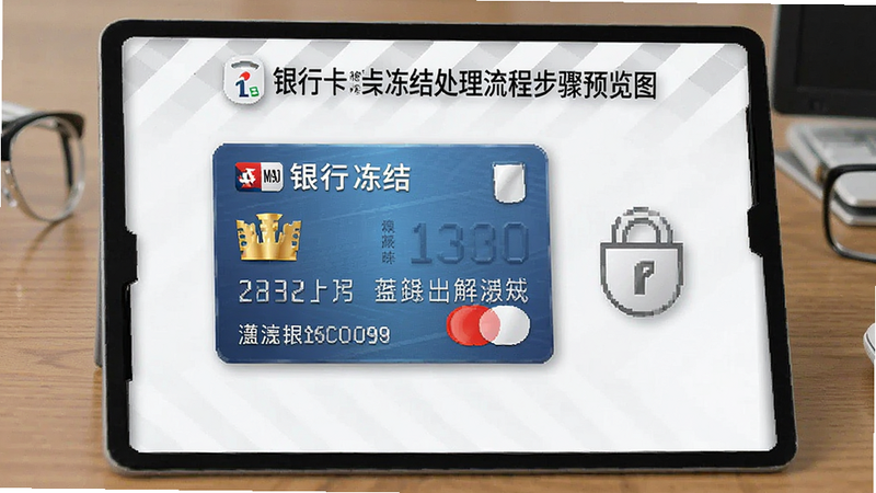 银行卡冻结处理流程步骤预览图