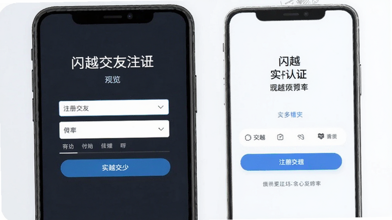 闪越交友注册实名认证界面预览图
