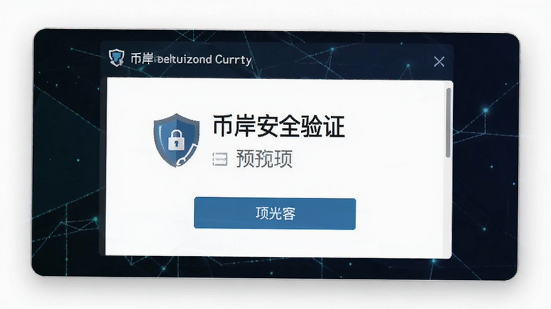 币岸安全验证界面预览图
