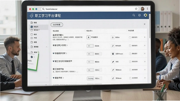 职工学习平台课程列表界面