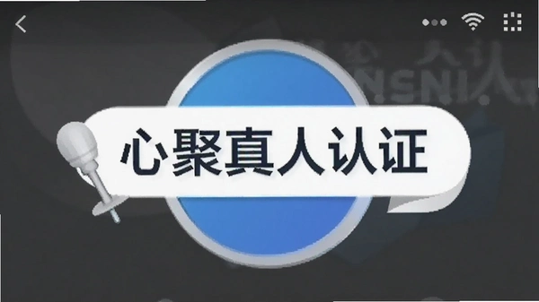 心聚真人认证标识截图