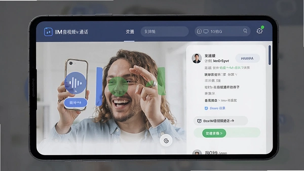 盒子IM音视频通话界面功能展示