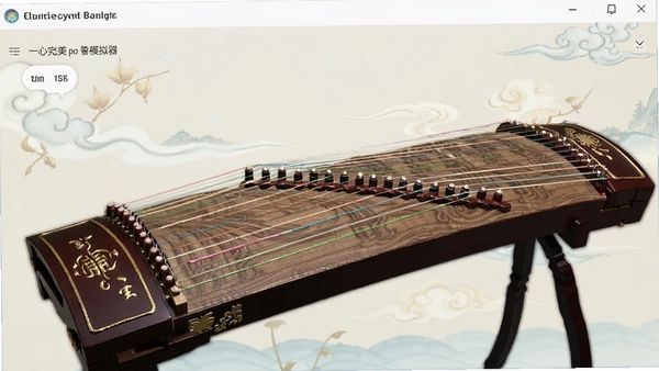 一心完美古筝模拟器弹奏统计界面