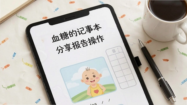 血糖记事本分享报告操作
