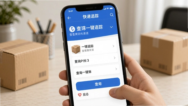 查快递一键追踪 查询界面