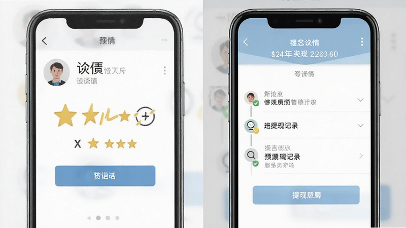 用户评价与提现记录截图预览图