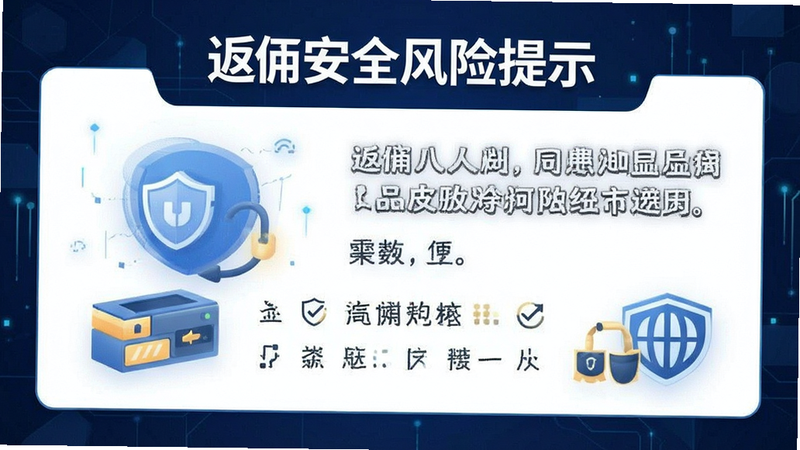 返佣安全风险提示图