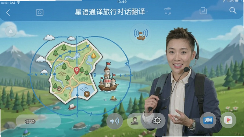 星语通译旅行对话翻译功能截图
