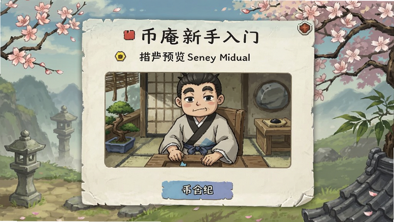 币庵新手入门界面预览图