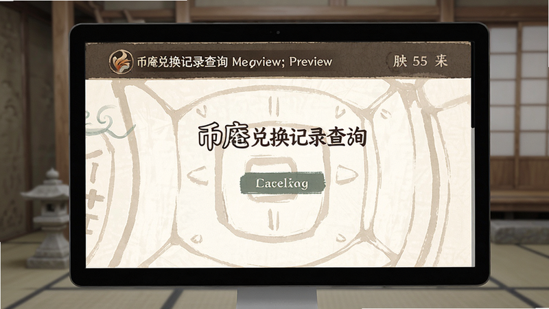 币庵兑换记录查询页面预览图