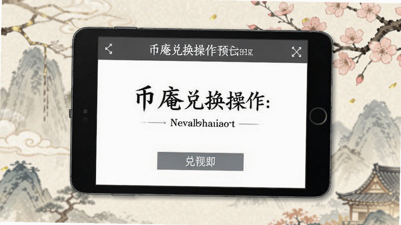 币庵兑换操作界面预览图