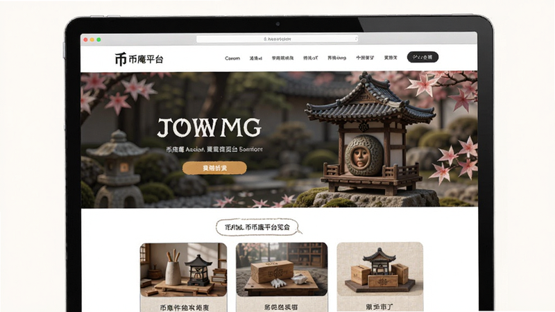 币庵平台首页界面预览图
