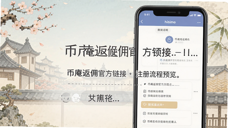 币庵返佣官方链接注册流程预览图