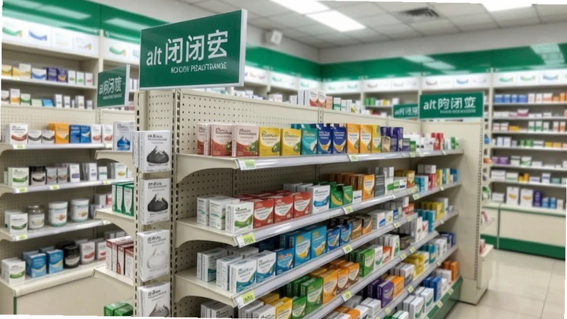 药店闭安货架陈列|alt=药店闭安货架陈列预览图