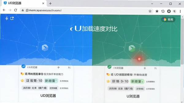 UD浏览器网页加载速度对比