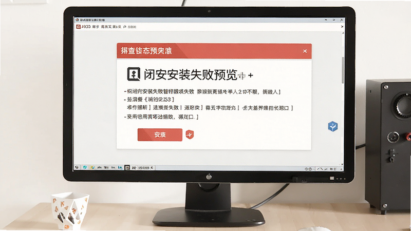 闭安安装失败错误提示排查预览图