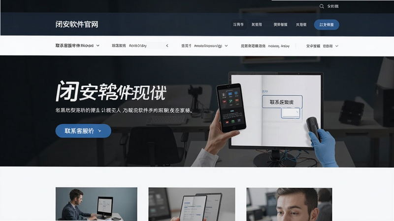 闭安软件官网首页联系客服入口预览图