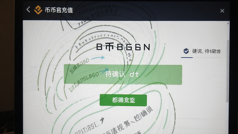 币安充值页面显示待确认状态