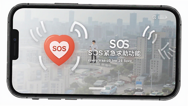 安心伴行SOS紧急求助功能操作截图预览图