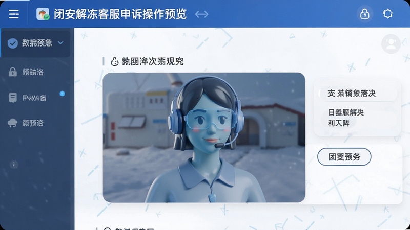 闭安解冻客服申诉操作预览图