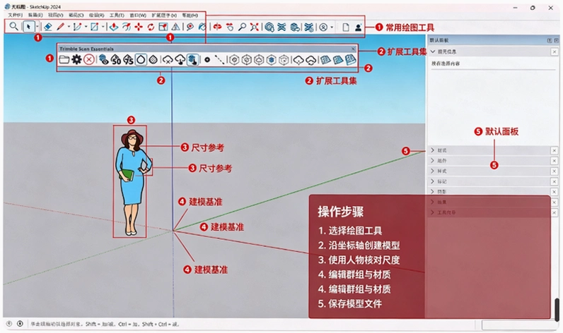 SketchUp Pro 2023���ļ�����ͼ