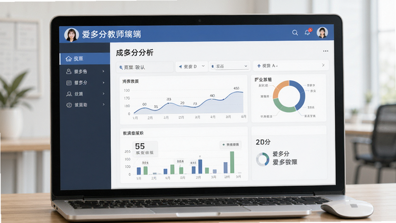 爱多分教师端成绩分析操作界面预览图