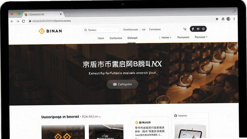 币安官网首页预览图