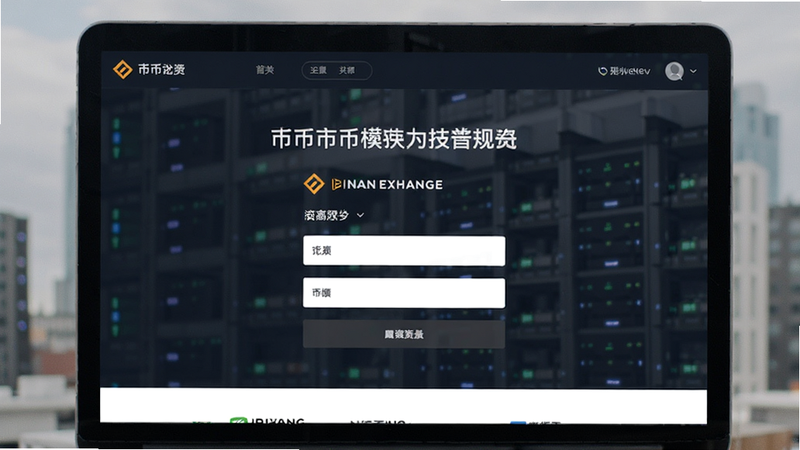 币安交易所注册页面预览图