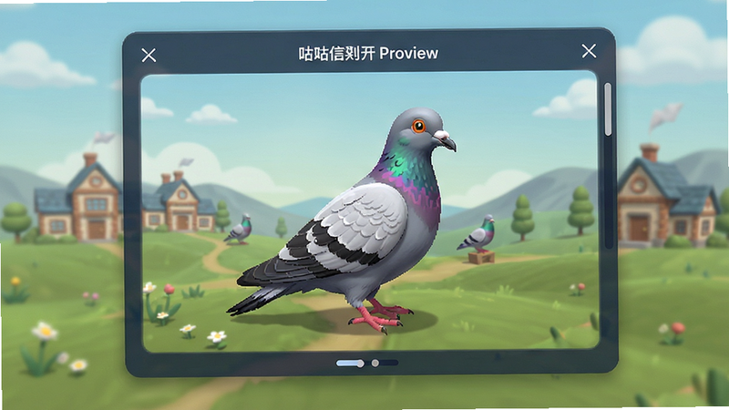 咕咕信鸽界面展示预览图