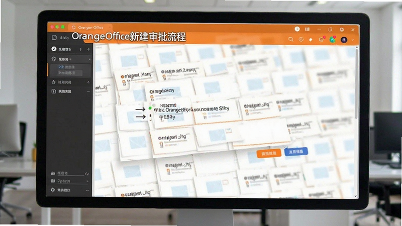 橙子审批OrangeOffice新建审批流程操作截图