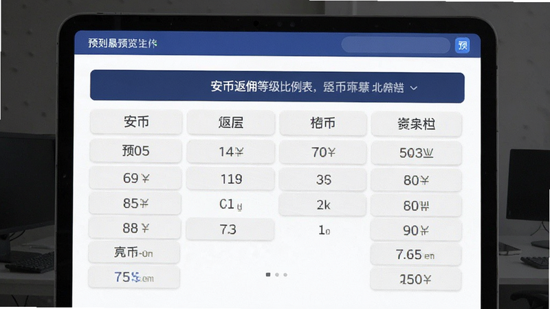 安币返佣等级比例表预览图