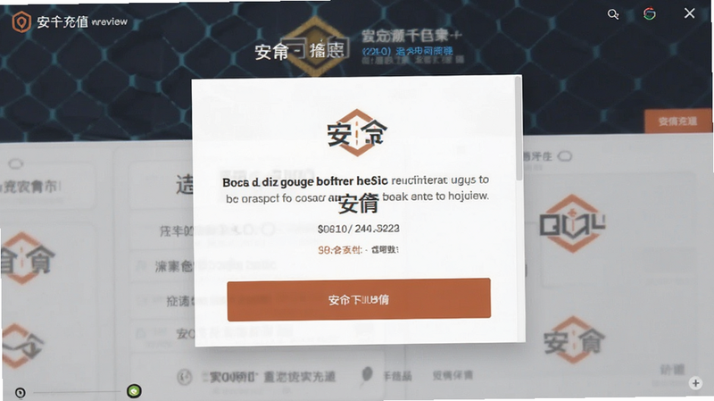 安币充值页面操作截图预览图