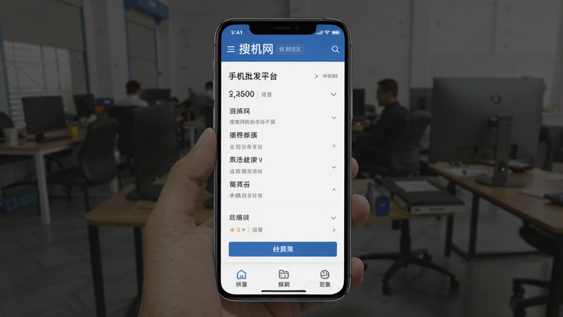 搜机网手机批发平台界面预览图