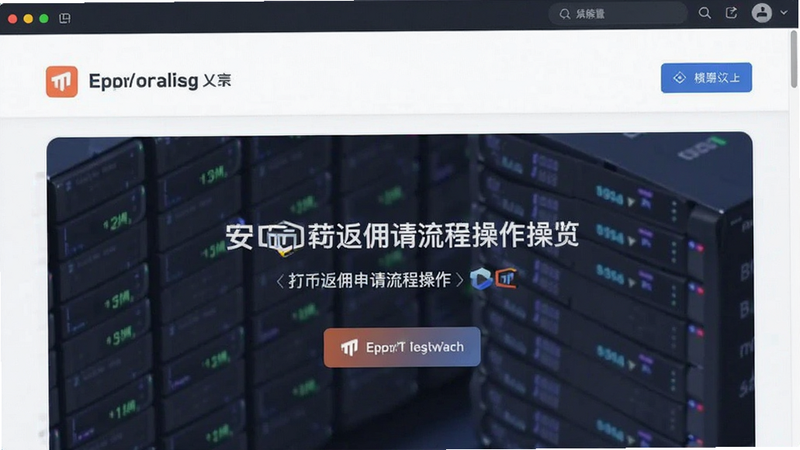 安币返佣申请流程操作界面预览图