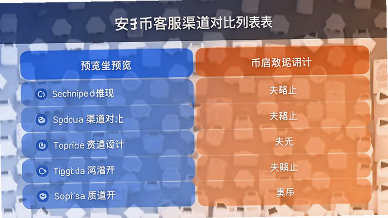 安币客服渠道对比列表预览图