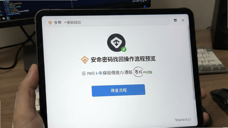 安币密码找回界面操作流程预览图