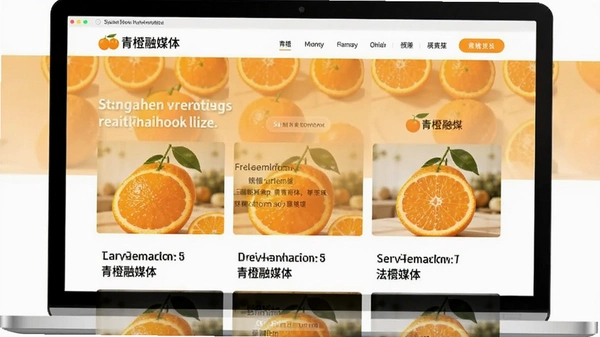 青橙融媒官方页面预览图