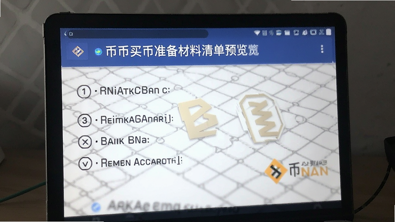 币安买币准备材料清单预览图