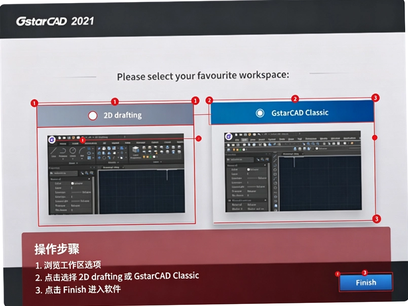 GstarCAD 2021���ļ�����ͼ